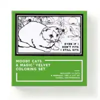 MOODY CATS MAGIC VELVET COLORING SET