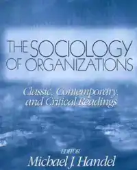 THE SOCIOLOGY OF ORGANIZATIONS