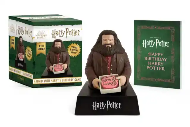 HARRY POTTER: HAGRID WITH HARRY'S BIRTHDAY CAKE ("YOU'RE A W