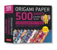 ORIGAMI PAPER 500 SHEETS CHIYOGAMI PATTERNS 6 15CM: TUTTLE O