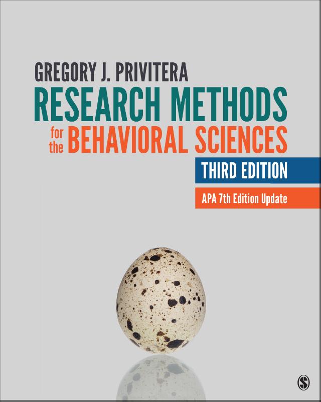 RESEARCH METHODS FOR THE BEHAVIORAL SCIENCES