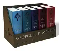 GEORGE R. R. MARTIN'S A GAME OF THRONES LEATHER-CLOTH BOXED