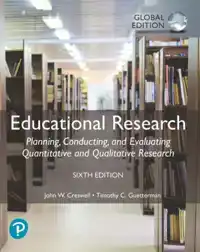 EDUCATIONAL RESEARCH: PLANNING, CONDUCTING, AND EVALUATING Q