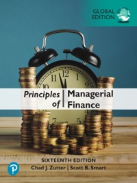 PRINCIPLES OF MANAGERIAL FINANCE [GLOBAL EDITION]