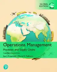 OPERATIONS MANAGEMENT: PROCESSES AND SUPPLY CHAINS, [GLOBAL