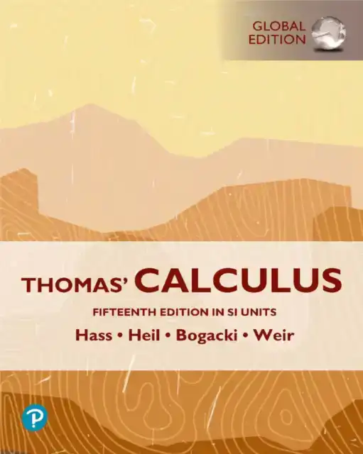 THOMAS' CALCULUS, SI UNITS