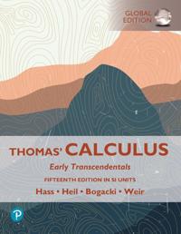 THOMAS' CALCULUS: EARLY TRANSCENDENTALS, SI UNITS