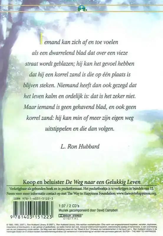 DE WEG NAAR EEN GELUKKIG LEVEN