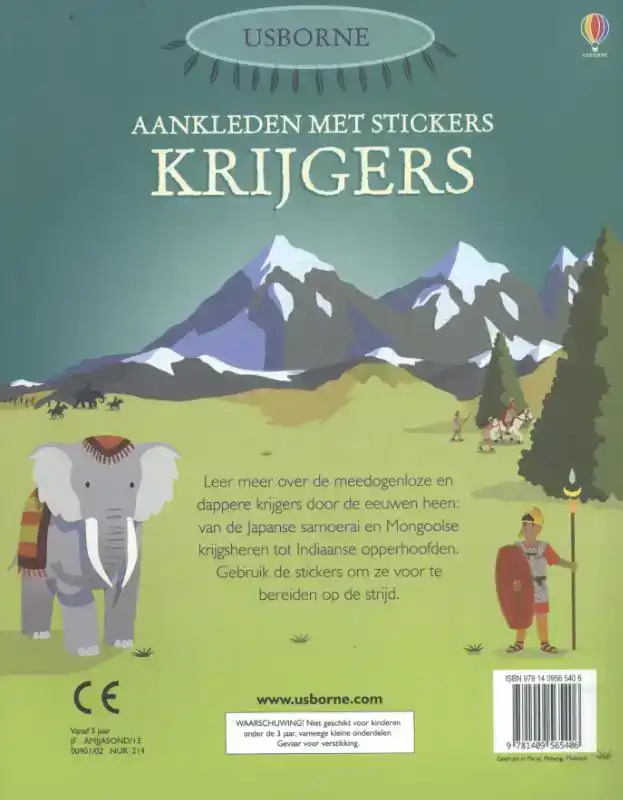 AANKLEDEN MET STICKERS-KRIJGERS