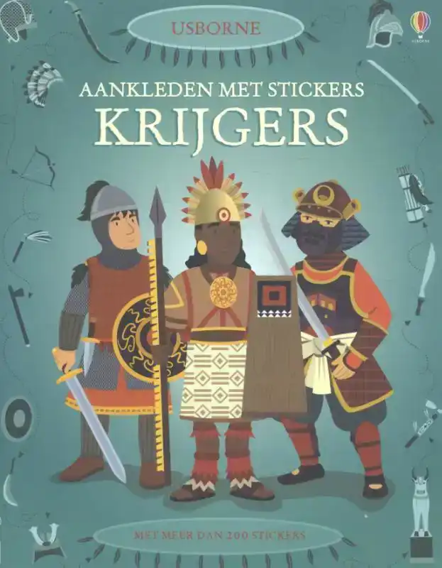 AANKLEDEN MET STICKERS-KRIJGERS