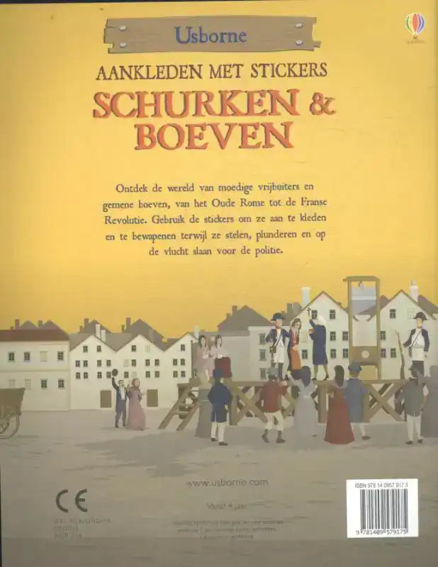 AANKLEDEN MET STICKERS - SCHURKEN EN BOEVEN