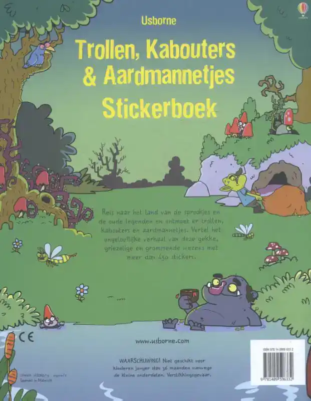 TROLLEN, KABOUTERS EN AARDMANNETJES STICKERBOEK