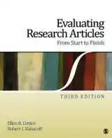 EVALUATING RESEARCH ARTICLES FROM START TO FINISH