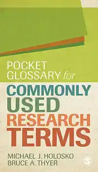 POCKET GLOSSARY FOR COMMONLY USED RESEARCH TERMS