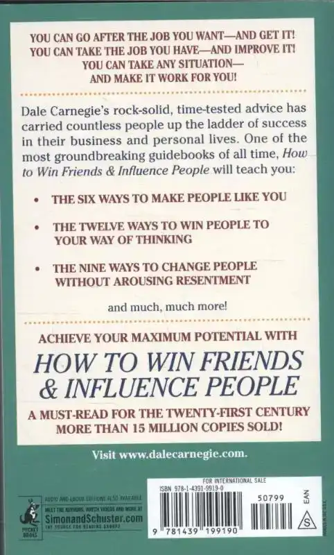 HOW TO WIN FRIENDS AND INFLUENCE PEOPLE