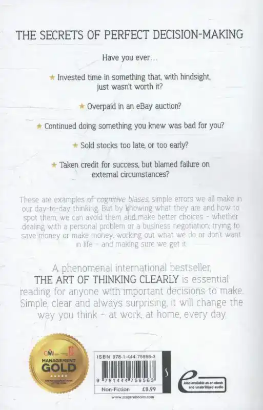 THE ART OF THINKING CLEARLY