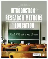 INTRODUCTION TO RESEARCH METHODS IN EDUCATION