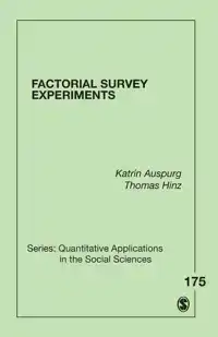 FACTORIAL SURVEY EXPERIMENTS