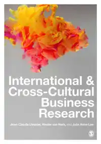 INTERNATIONAL AND CROSS-CULTURAL BUSINESS RESEARCH