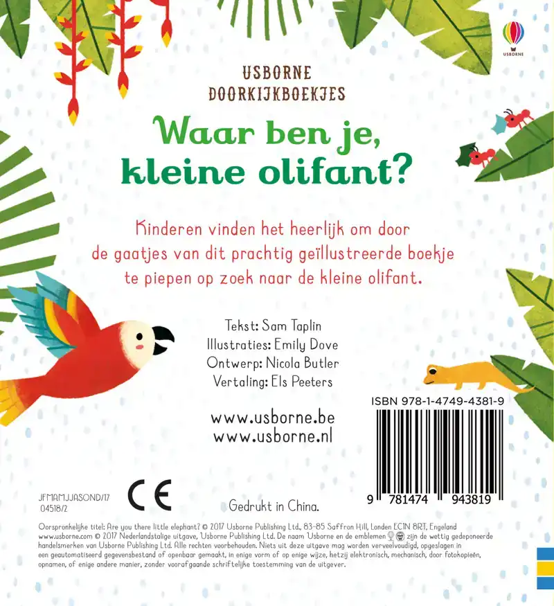 WAAR BEN JE, KLEINE OLIFANT?