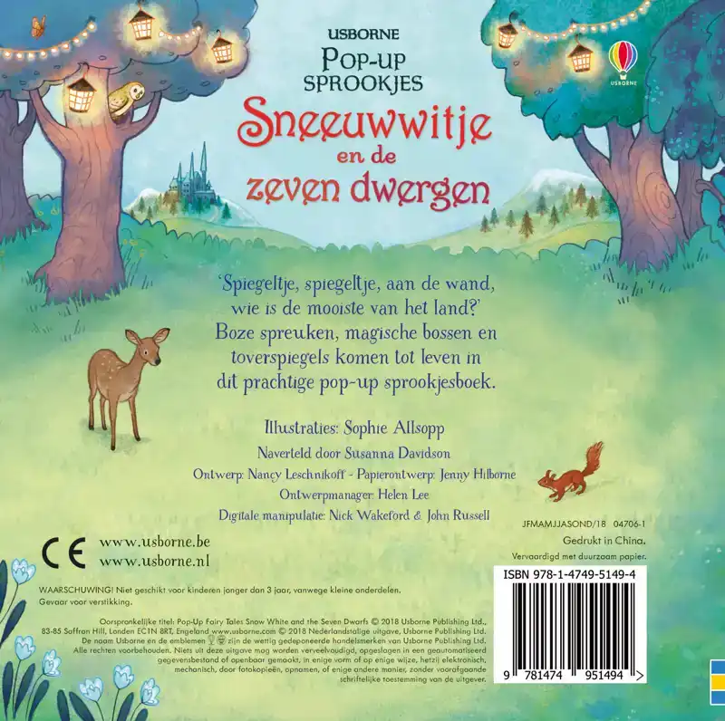 POP-UP SNEEUWWITJE EN DE ZEVEN DWERGEN