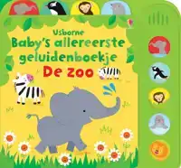 BABY'S ALLEREERSTE GELUIDENBOEKJE DE ZOO