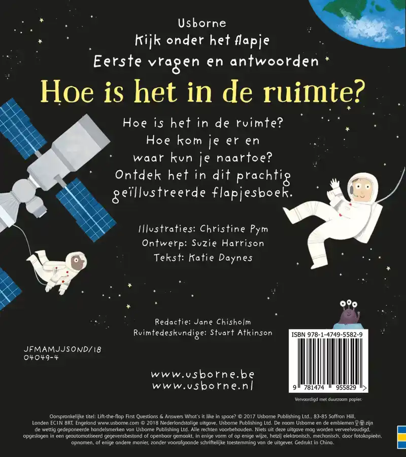 HOE IS HET IN DE RUIMTE ?