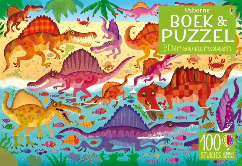 DINOSAURUSSEN BOEK & PUZZEL