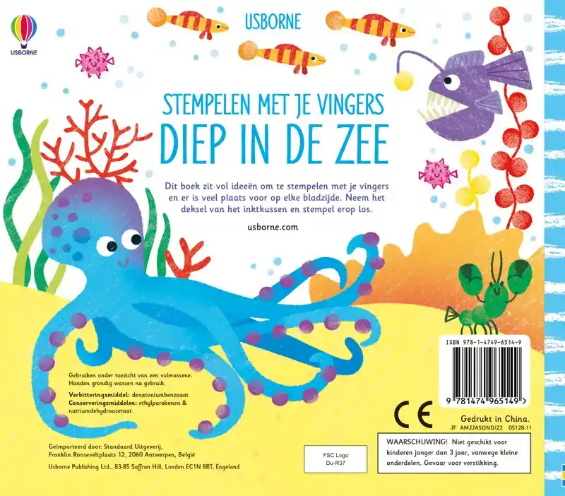 STEMPELEN MET JE VINGERS DIEP IN DE ZEE