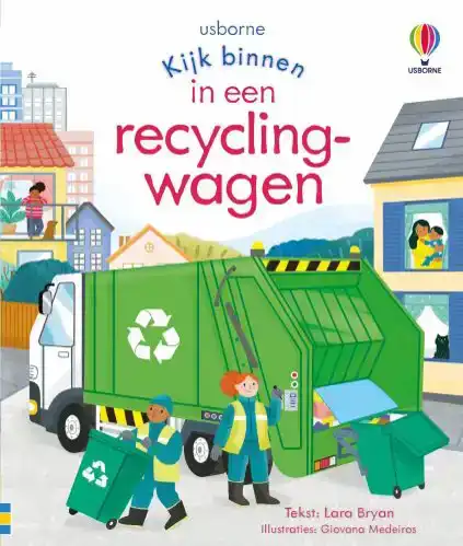 EEN RECYCLINGWAGEN