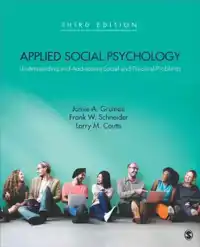 APPLIED SOCIAL PSYCHOLOGY