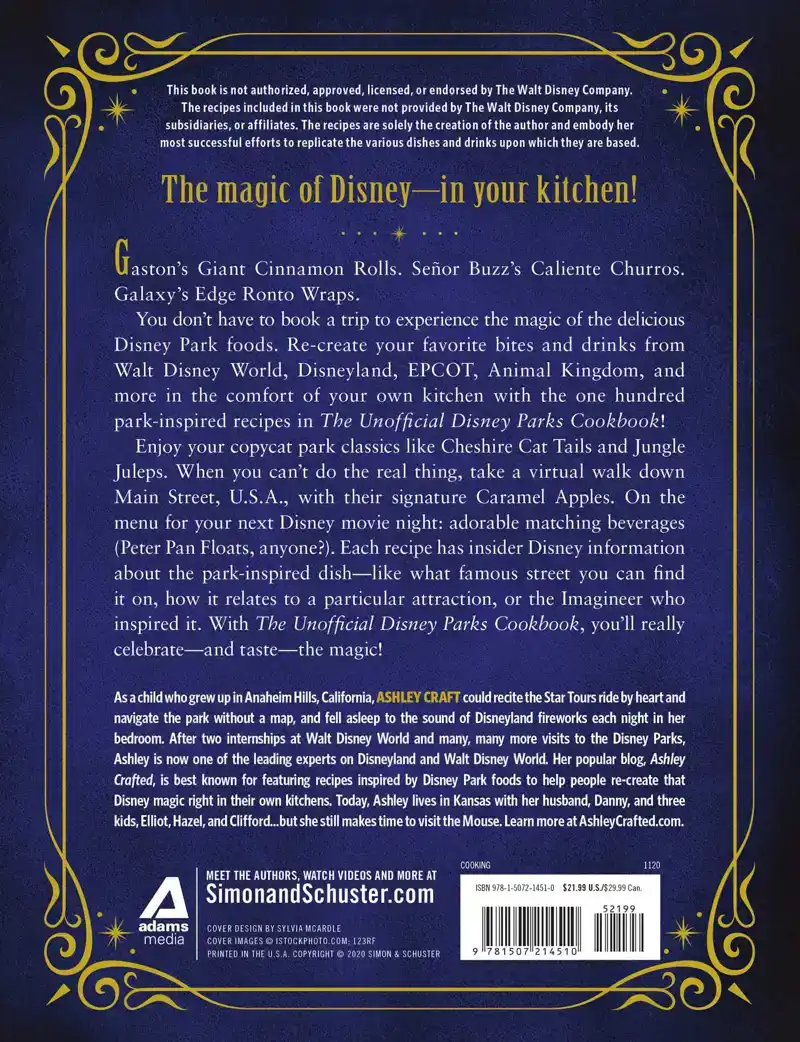 THE UNOFFICIAL DISNEY PARKS COOKBOOK