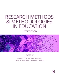 RESEARCH METHODS AND METHODOLOGIES IN EDUCATION