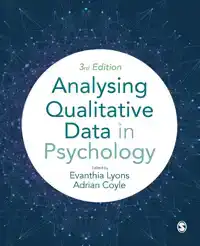 ANALYSING QUALITATIVE DATA IN PSYCHOLOGY