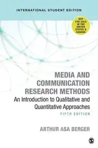 MEDIA AND COMMUNICATION RESEARCH METHODS - INTERNATIONAL STU