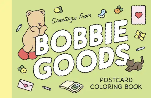 BOBBIE GOODS POSTCARD COLORING BOOK