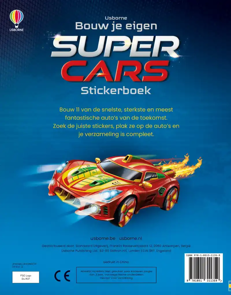 SUPERCARS STICKERBOEK