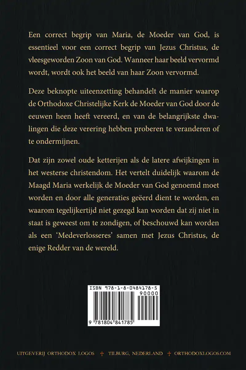 DE ORTHODOXE VERERING VAN MARIA 'DE THEOTOKOS'
