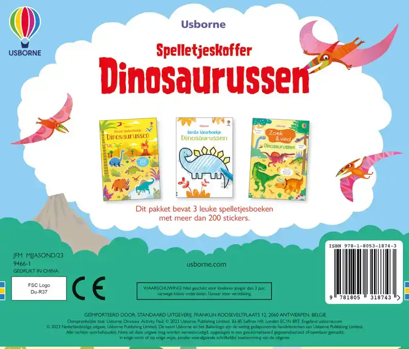 SPELLETJESKOFFER DINOSAURUSSEN