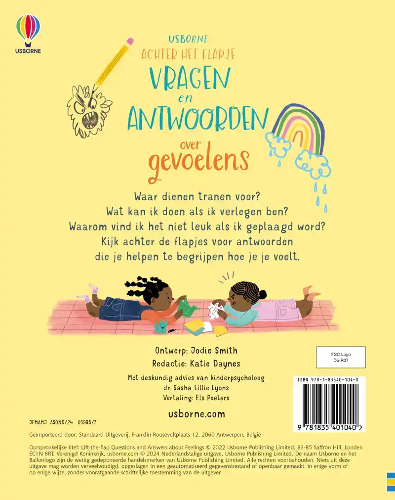 VRAGEN EN ANTWOORDEN OVER GEVOELENS