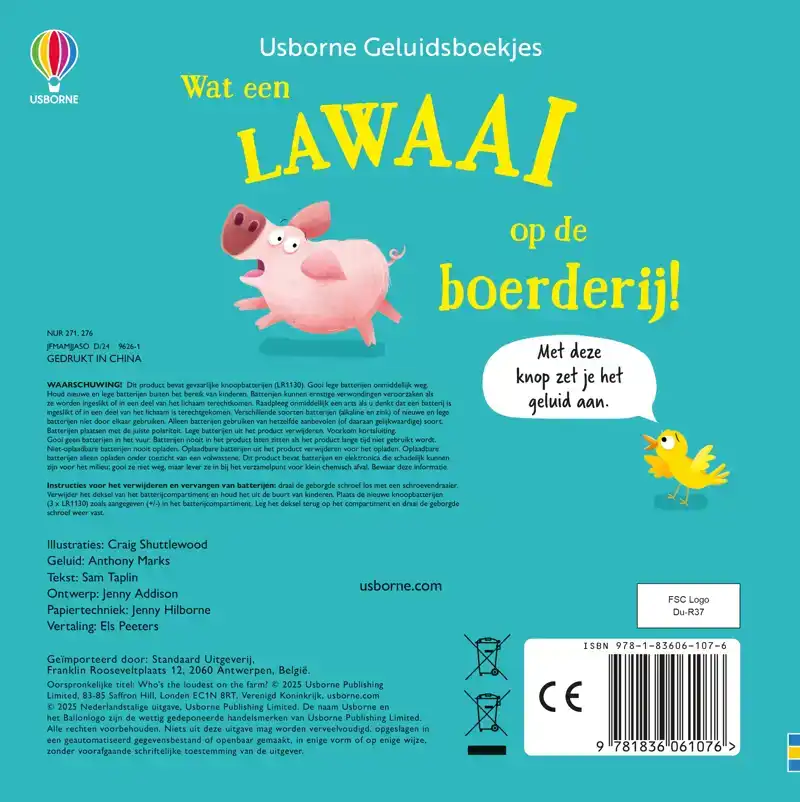 WAT EEN LAWAAI OP DE BOERDERIJ!