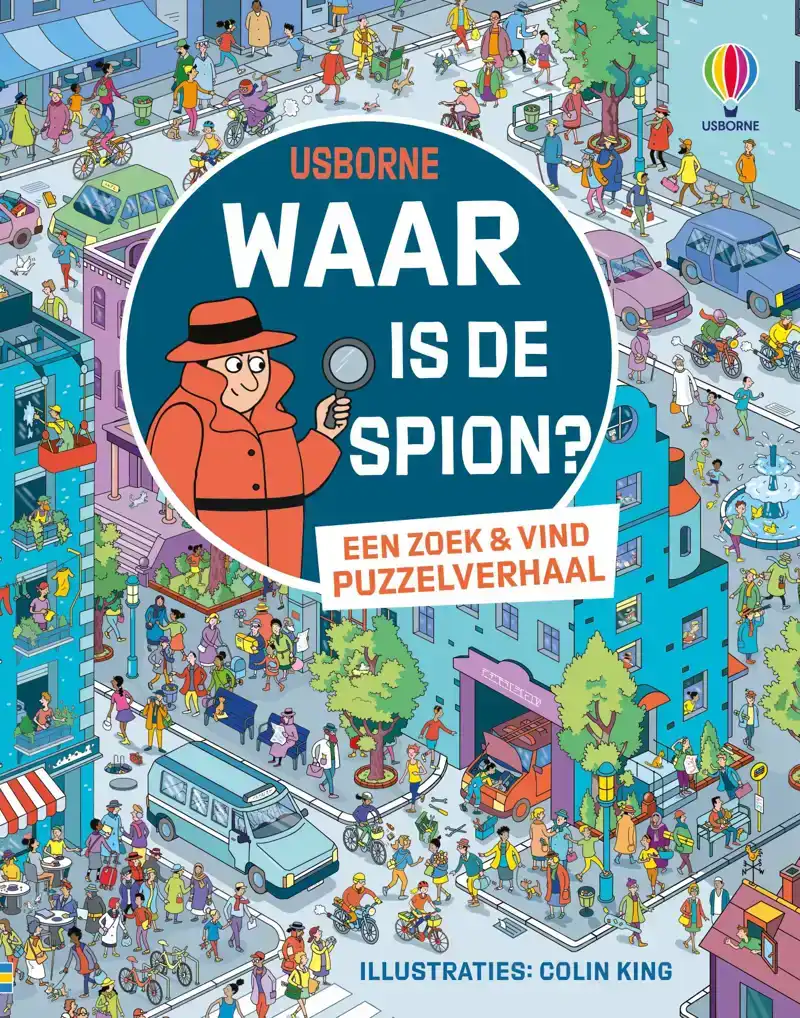 WAAR IS DE SPION / EEN ZOEK & VIND PUZZELVERHAAL
