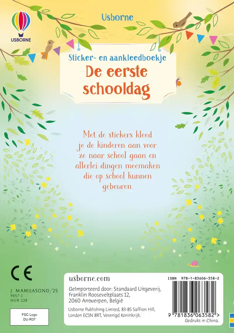 DE EERSTE SCHOOLDAG