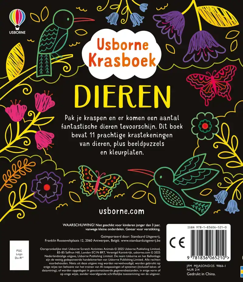 KRASBOEK DIEREN