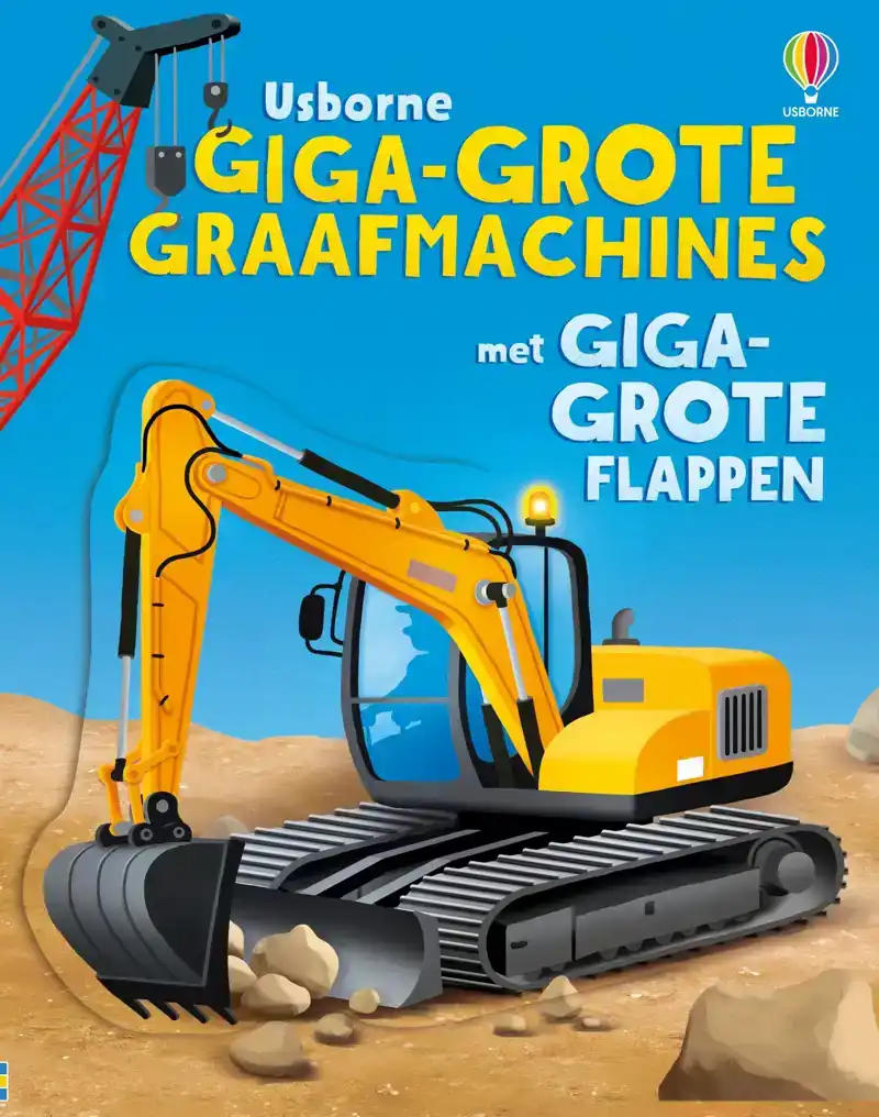 GIGA-GROTE GRAAFMACHINES MET GIGA-GROTE FLAPPEN