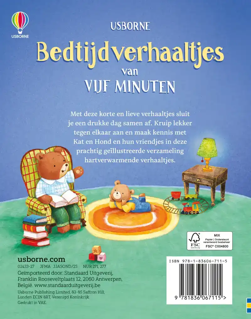 BEDTIJDVERHAALTJES VAN VIJF MINUTEN