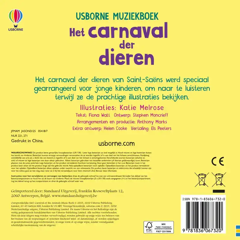 HET CARNAVAL DER DIEREN