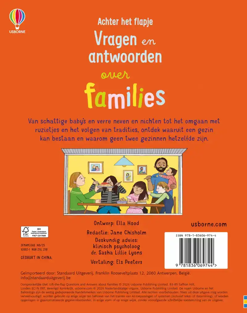 VRAGEN EN ANTWOORDEN OVER FAMILIES