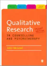 QUALITATIVE RESEARCH IN COUNSELLING AND PSYCHOTHERAPY