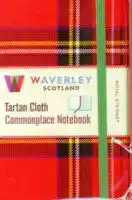 WAVERLEY (M): ROYAL STEWART TARTAN CLOTH COMMONPLACE NOTEBOO